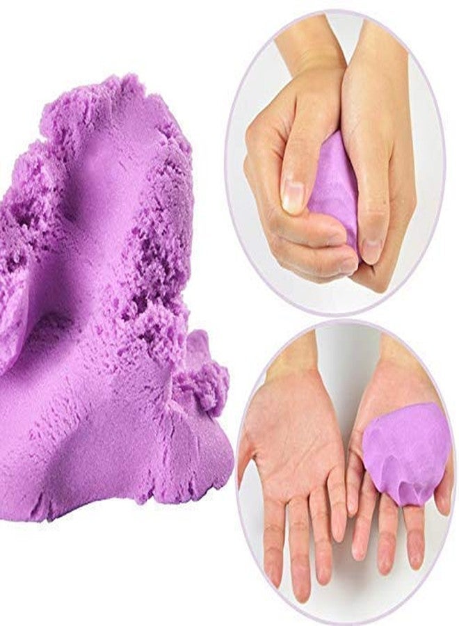 Sarjak Magic Play Sand Kit for Kids | 1++KG Colorful Sand with 12 Moulds (Castle + Sea), Inflatable Mat & Storage Box | Non-Sticky, Mess-Free Sensory Sand Toy for Toddlers & Boys/Girls Age 3+ - Image 3